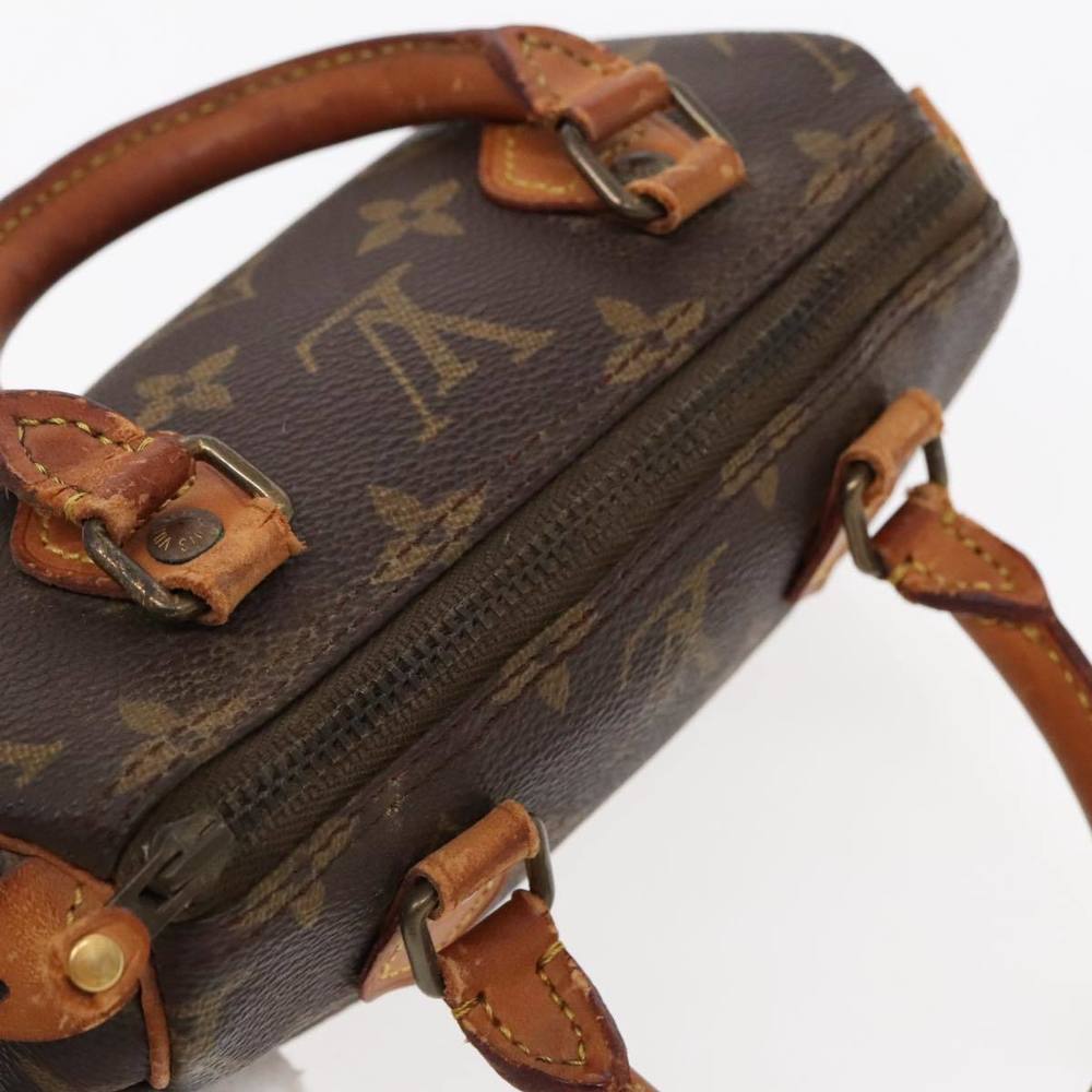 LOUIS VUITTON Monogram Mini Speedy Hand Bag M41534 LV Auth ar12643 - Picture 6 of 16